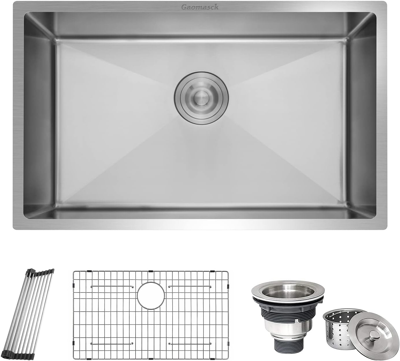 Gaomasck Kitchen Sink 22 Inch Undermount Kitchen Sinks 16 Gauge