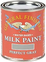 Vista 31 de General Finishes Pintura de leche a base de agua, 1 cuarto de galón, color blanco antiguo