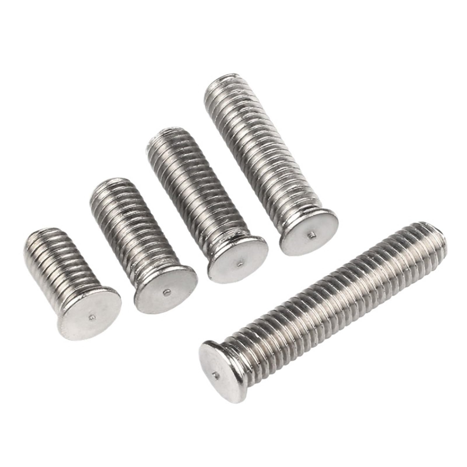 Viti per saldatura a punti M4 M5 M6 M8 316, in acciaio inossidabile, bullone di saldatura, perno di saldatura per scarico condensatore(M4x12mm(100pcs))