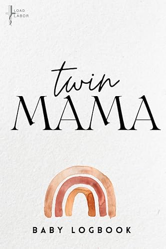 Load & Labor Twin Mama Baby Log Book Daily tracker for newborns, baby feeding and diaper log Track over 2 months worth of sleep, feeding, diapers,