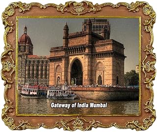 Gateway of India Mumbai India Refrigerator Magnet 3D Travel Souvenir Fridge Decoration Magnetic Sticker Craft Collection
