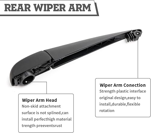 Miniatura 4 de Juego de tuercas de repuesto para limpiaparabrisas trasero para Jeep Grand Cherokee 2014-2022, conjunto de accesorios de cubierta del