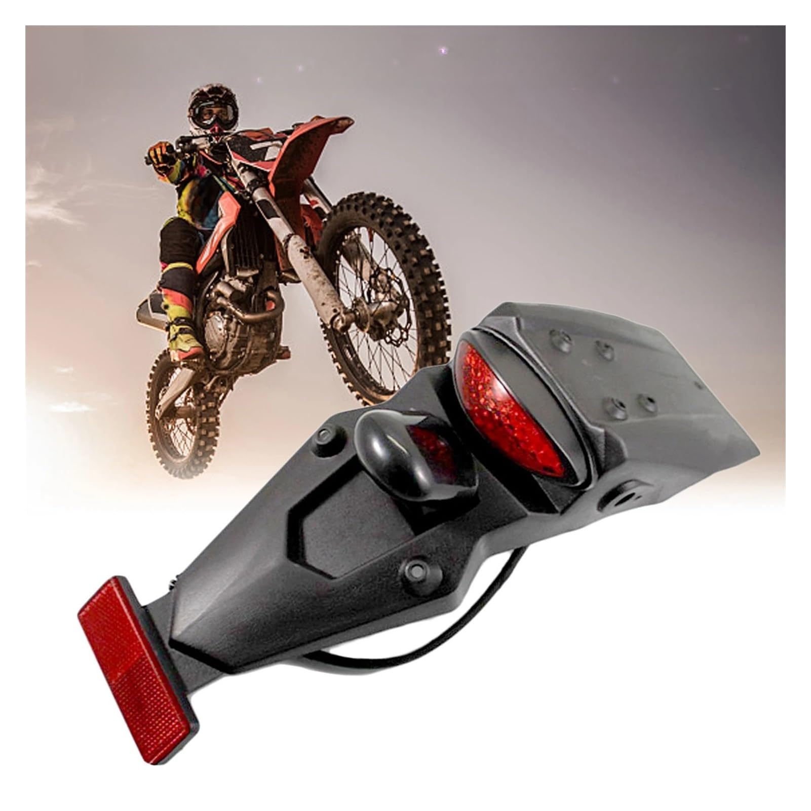 lampada stop moto Fanale Posteriore Per Motocicletta 12V Fanale Posteriore A LED Posteriore Luce Freno Luce Targa Per Fanale Posteriore Per Motocicletta