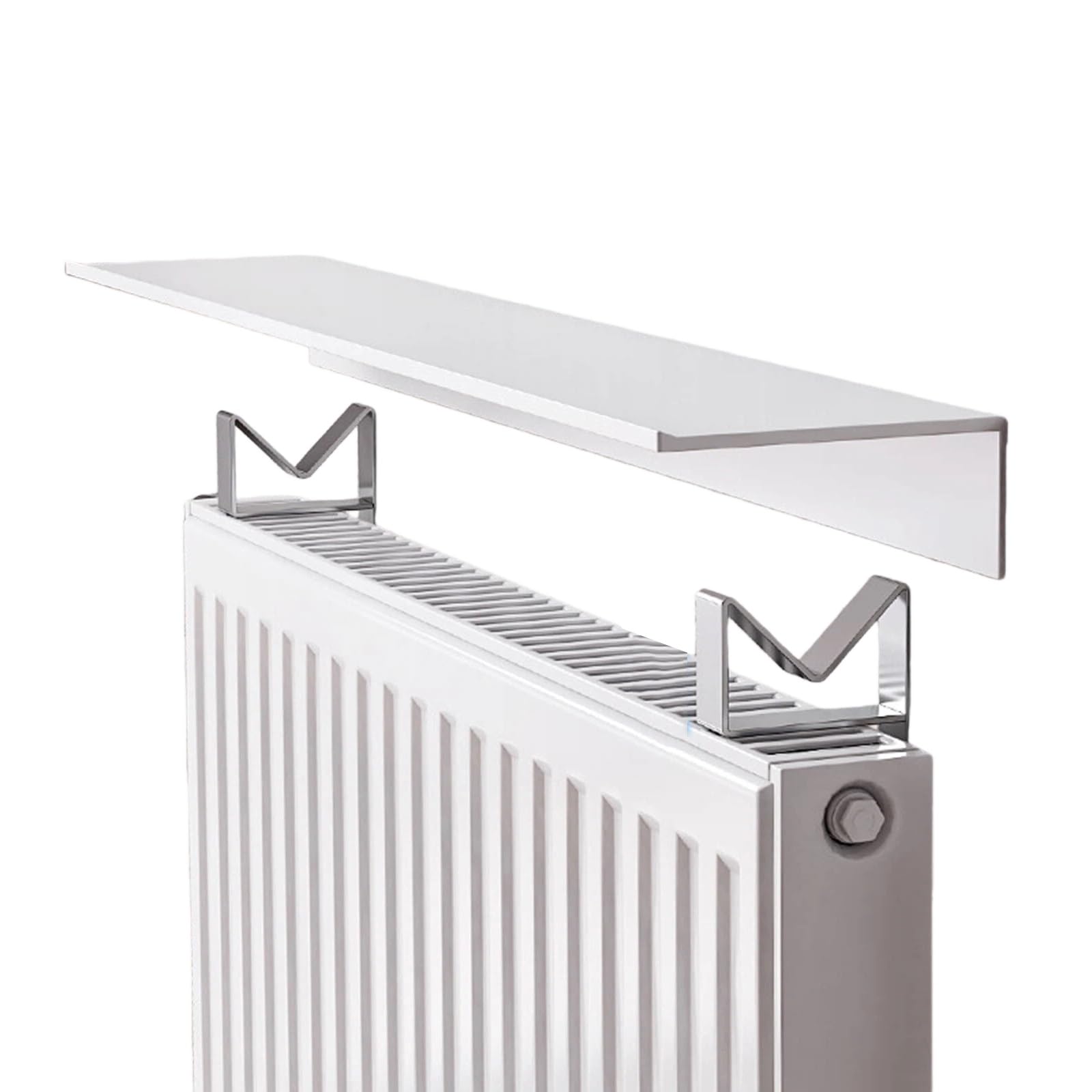 Étagère murale en métal anti-poussière et sans perçage pour chambre