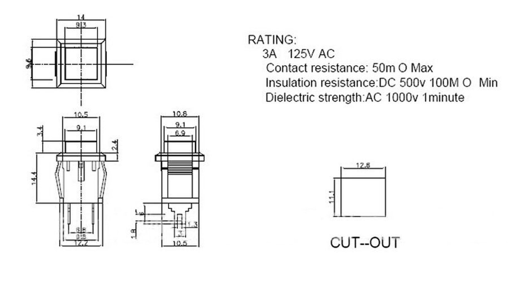 Self-Lock Air Switch Button Spa Whirlpool Hot Tub - Air Bellow Inground Spas,Domestic Spa/Waste disposal