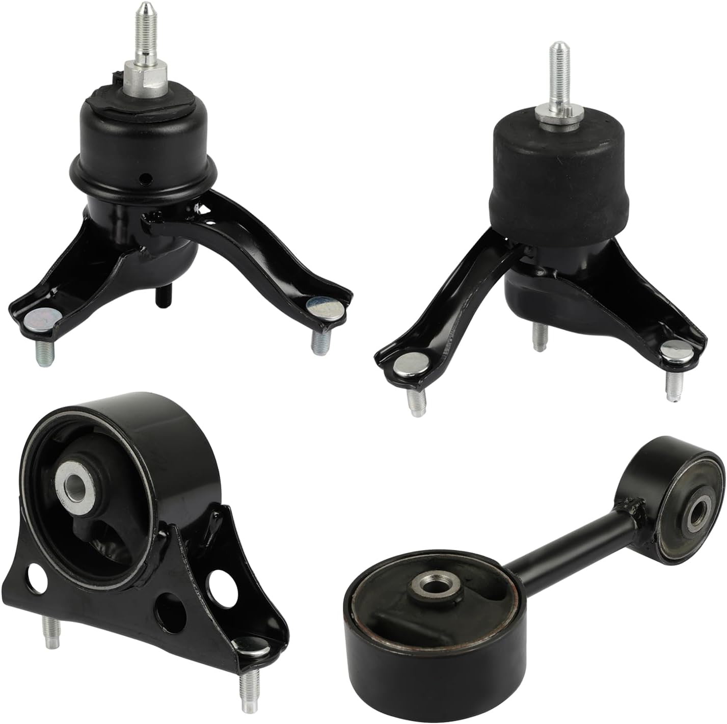 OCPTY 4PCS Engine Motor Mount Transmission Mount Torque Strut Mount Kit Compatible for Toyota Highlander 2004 2005 2006 2007 2.4L, FWD, Automatic Transmission