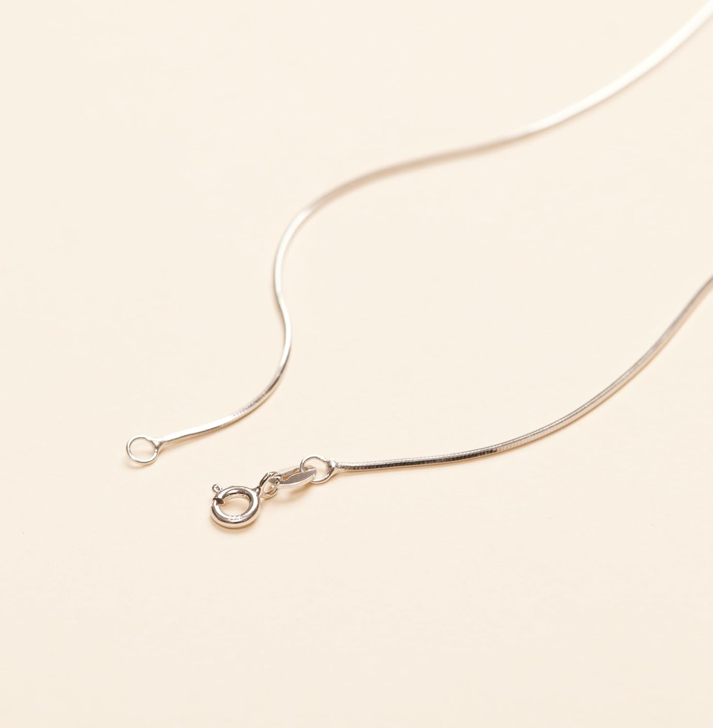 Shapes Studio Stacking Herringbone Necklace, Minimalist Style, Gold Vermeil Necklace, Short Necklace, Never tarnish