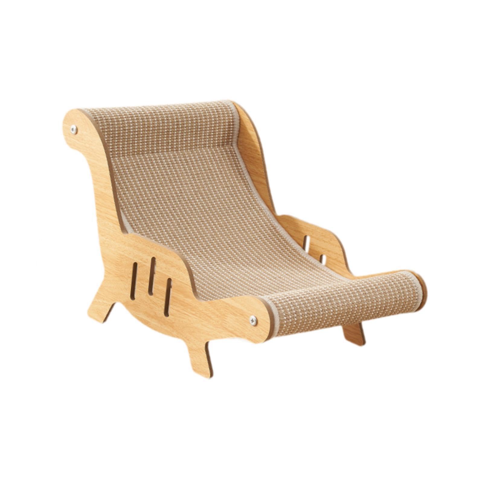 Fauteuil d'intérieur pour Chat - Un Espace Unique pour se détendre avec Un griffoir en sisal, Alliant Confort et décoration. Ce Fauteuil en sisal, Brun, 32 x 53 x 31 cm