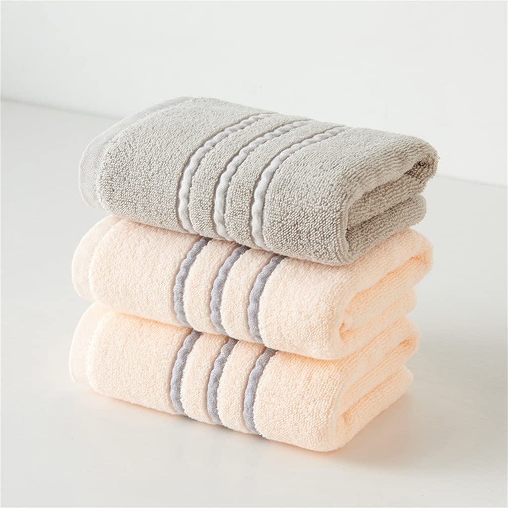 Pure Cotton Towel Bathroom Solid Color Bath Towel for Adults Face Hand Washcloth Travel Sport Towel Color C