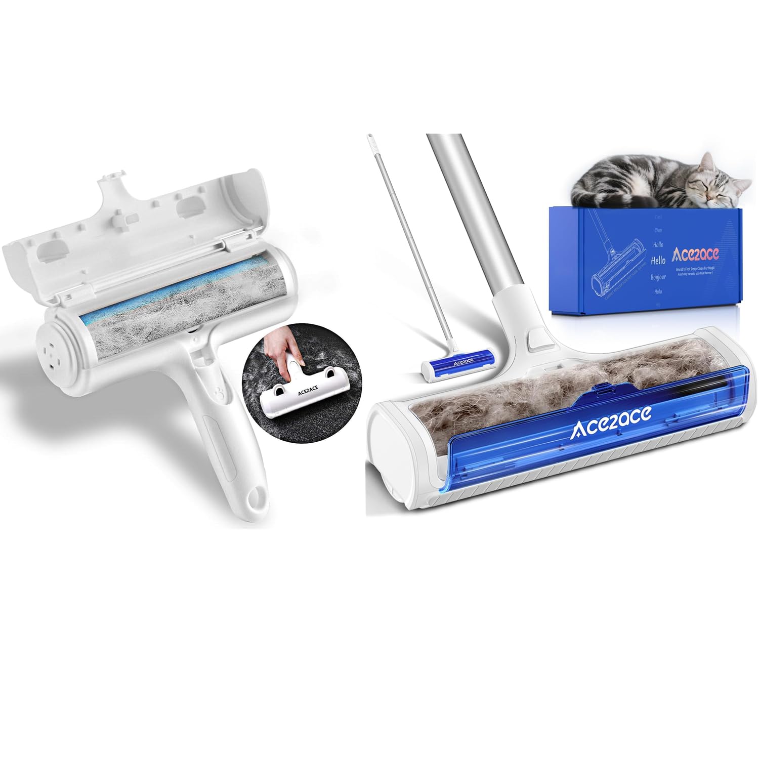 Spazzola Togli Peli Animali, A3 PRO Spazzola Peli Animali da Tappeti