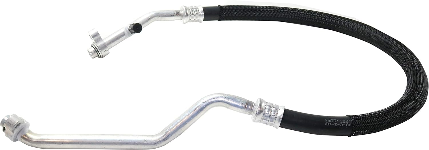 Evan-Fischer A/C Hose Compatible with 2009-2012 GMC Acadia/Chevrolet Traverse/Buick Enclave Suction Line, 3.6L eng. (Compressor evap)