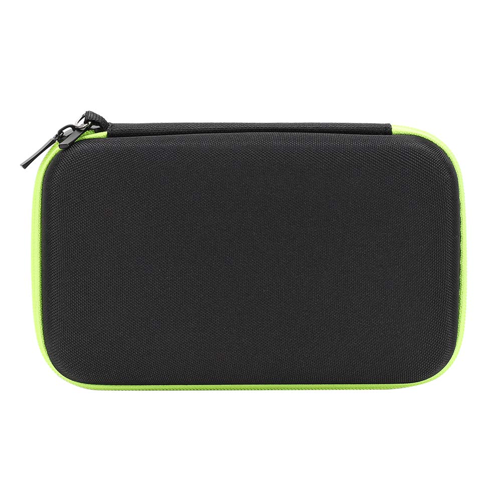 Qukaim Shaver Bag Portable Electric Shaver Bag, EVA Zipper Storage Case for Philips QP2530/2520 Shaver, Travel Carrying Box, Green - Image 2