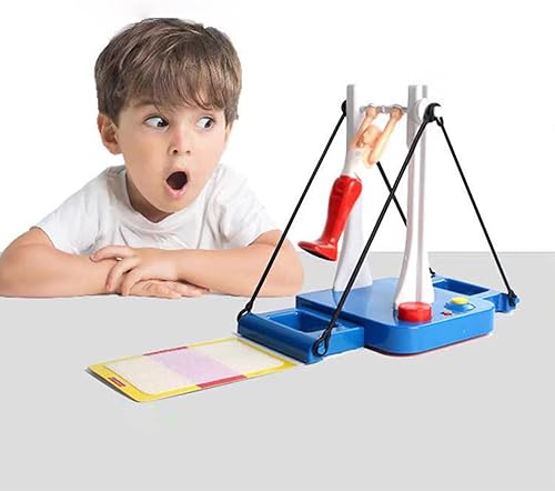 Miniatura 4 de LJWW Gimnasia máquina de escritorio juegos de oficina gran rotación 360 grados gimnasia príncipe bar juguetes - flip divertido alivio del estrés