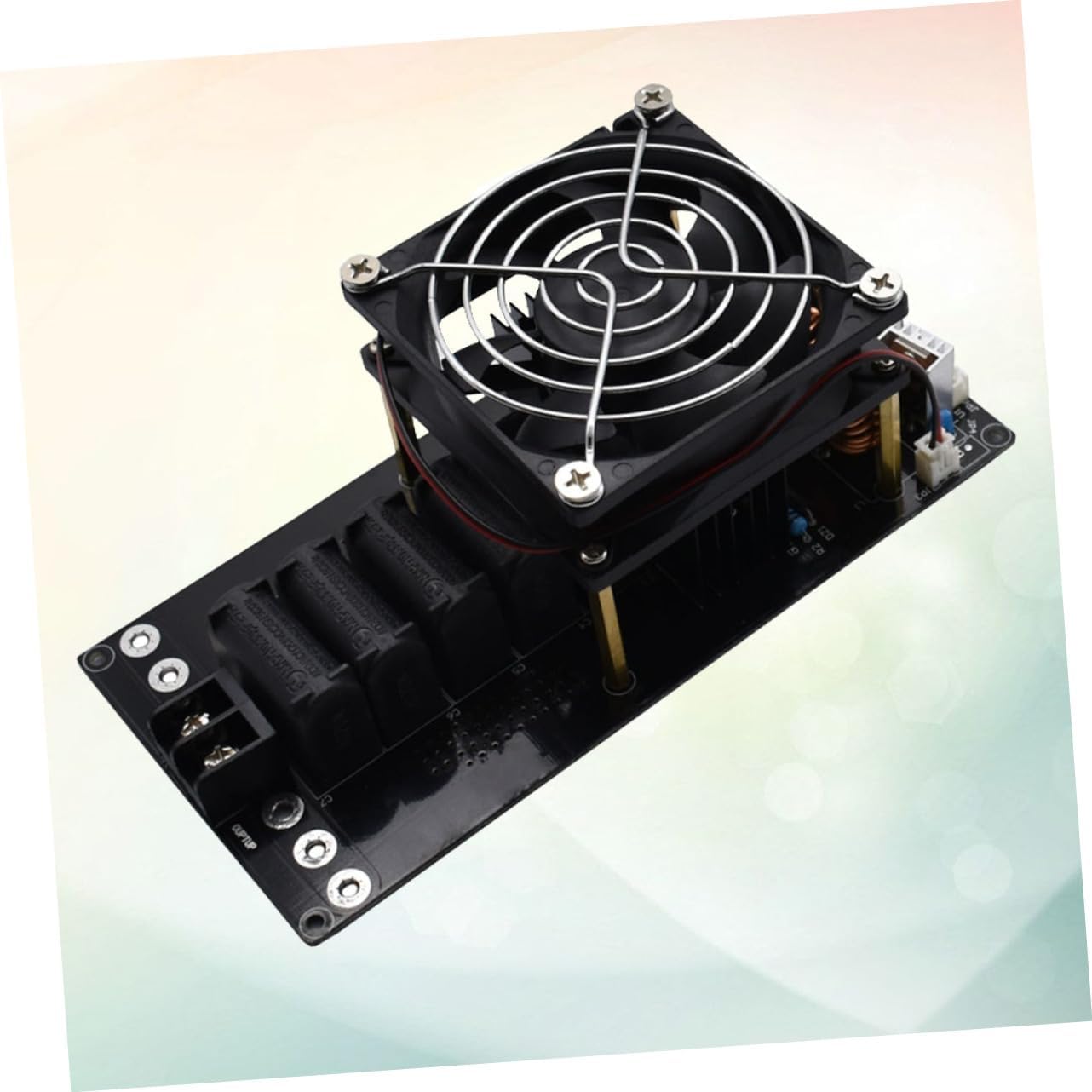 jojofuny Induction Heater Module 1000w 12v-36v Low Voltage Board Module Heat Dissipation Effect Fan