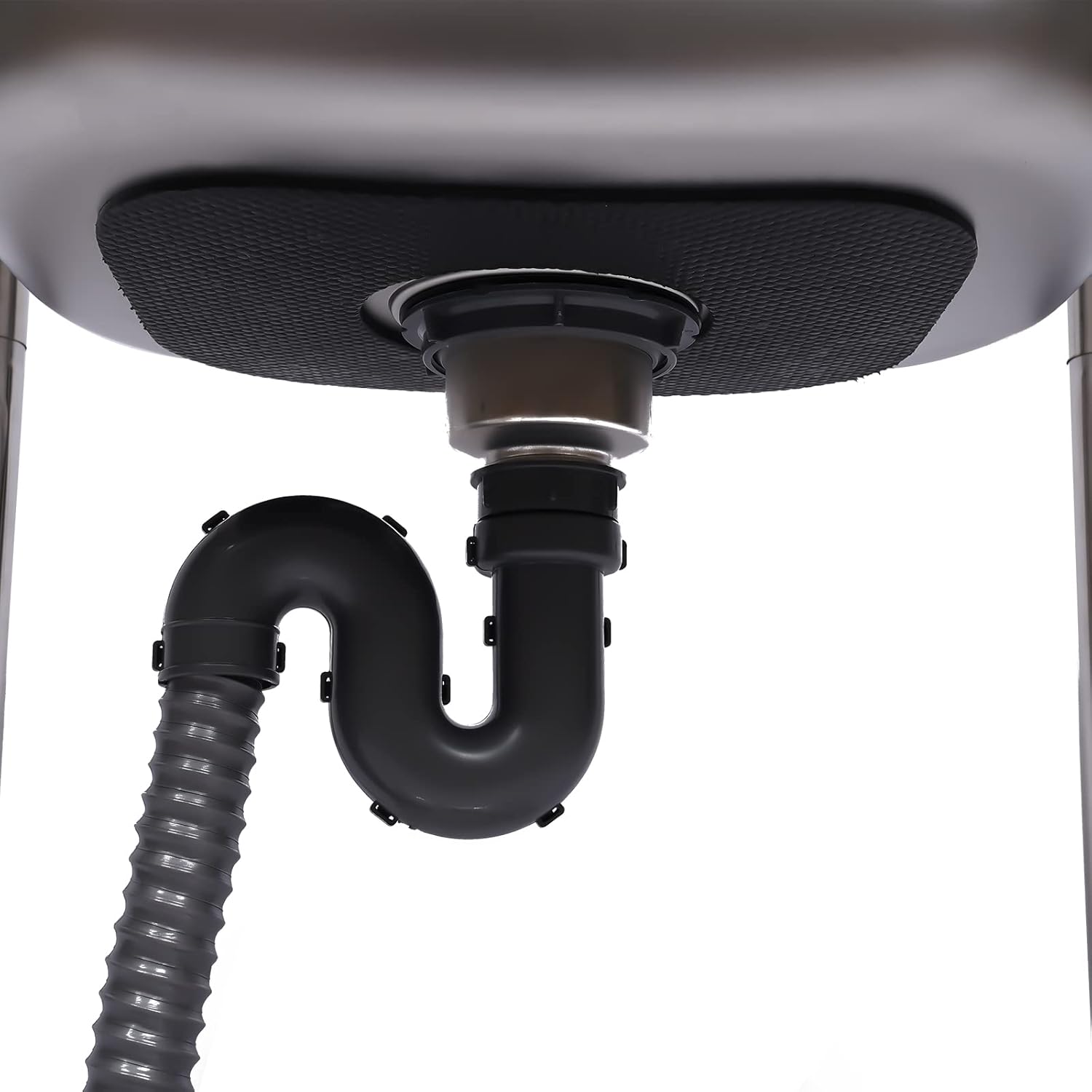 Free Standing Stainless-Steel Single Bowl, Commercial Restaurant Kitchen Sink, Outdoor Sink, Prep & Utility Washing Hand Basin with Storage Shelve for Business Restaurant, Cafe, Laundry Room