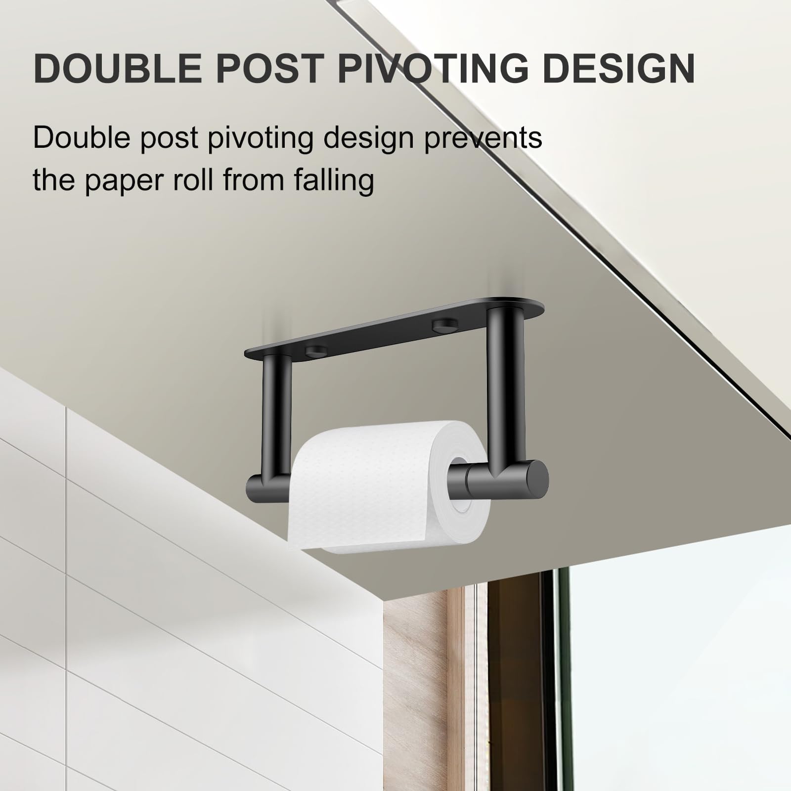 SetSail Toilet Paper Holder, Matte Black — Amazon image 5