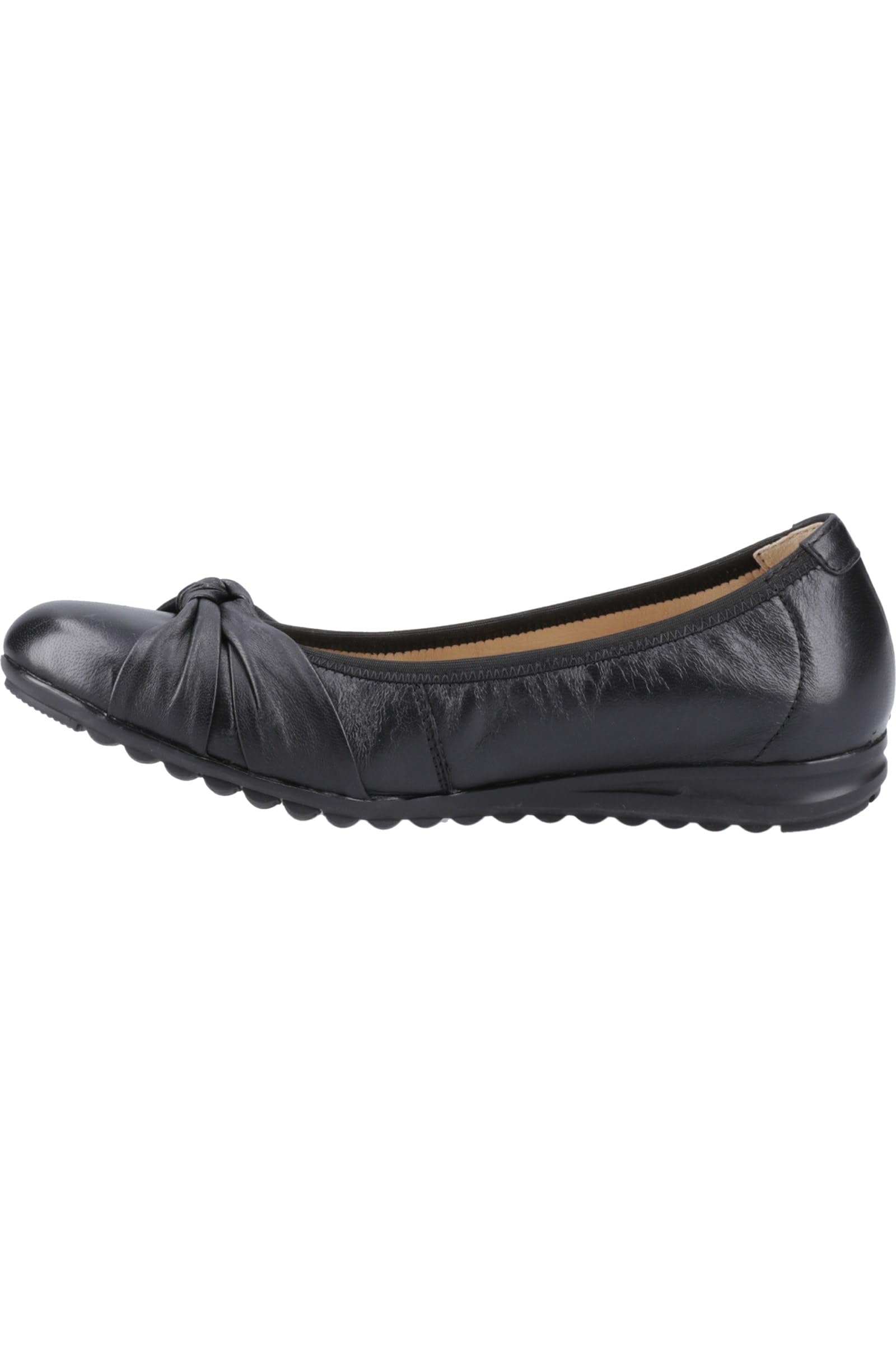 Hush Puppies Women's Black Lilith Knot Ballerina In | Size: 3