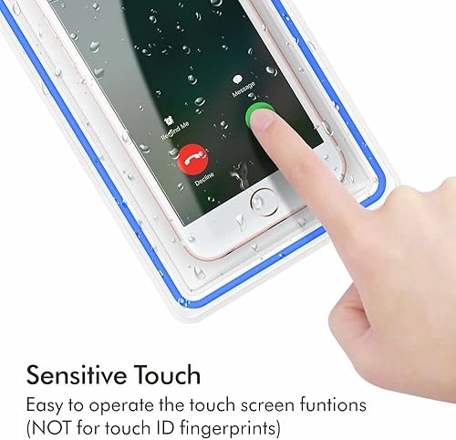 Miniatura 4 de Bolsa universal impermeable para teléfono, paquete de 4 fundas impermeables IPX8 con cordón para teléfono compatible con iPhone 15 14 13 12 11 Pro