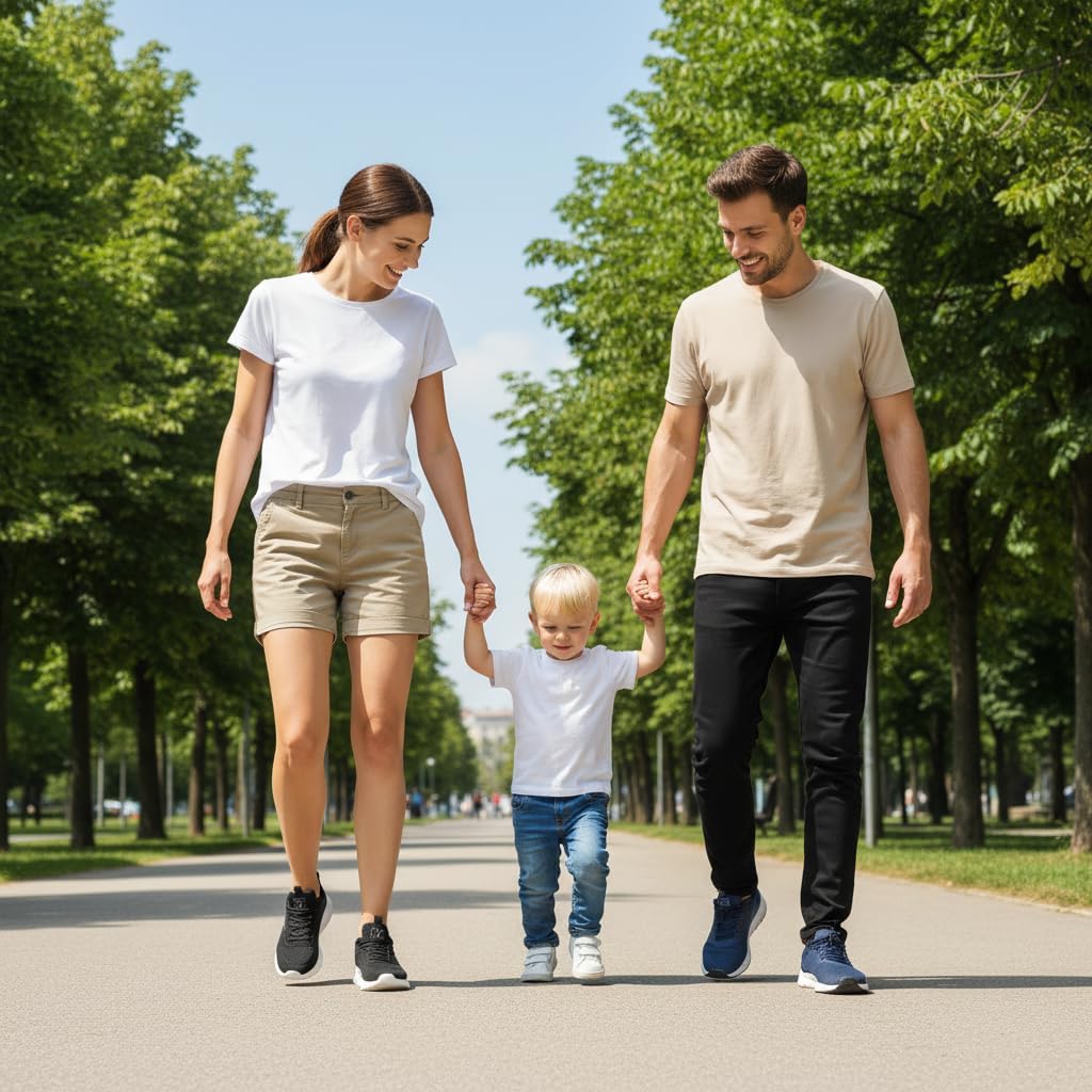 Aomigoct Women's Walking Lightweight Shoes: Memory Foam & Non-Slip Sole - Walk Confidently and Comfortably in Your Everyday Life