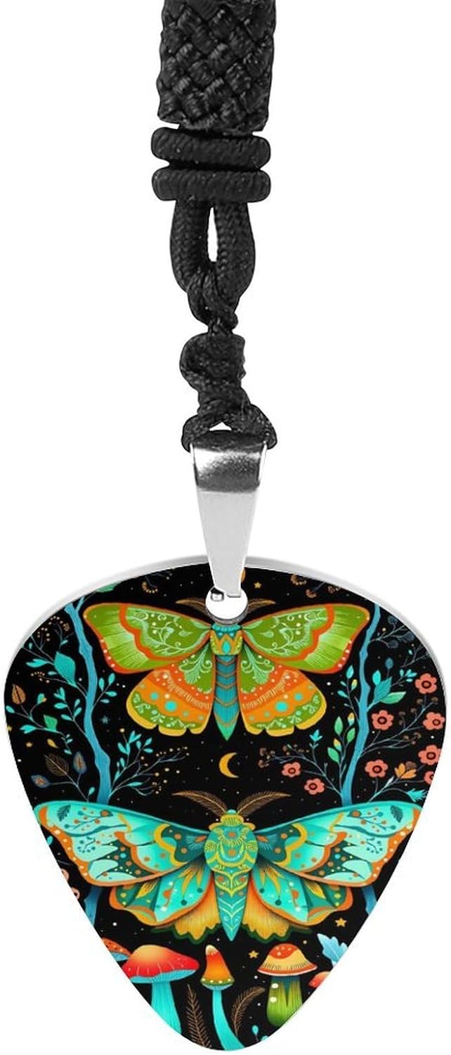 Fantasy Moth Mushroom Guitar Picks