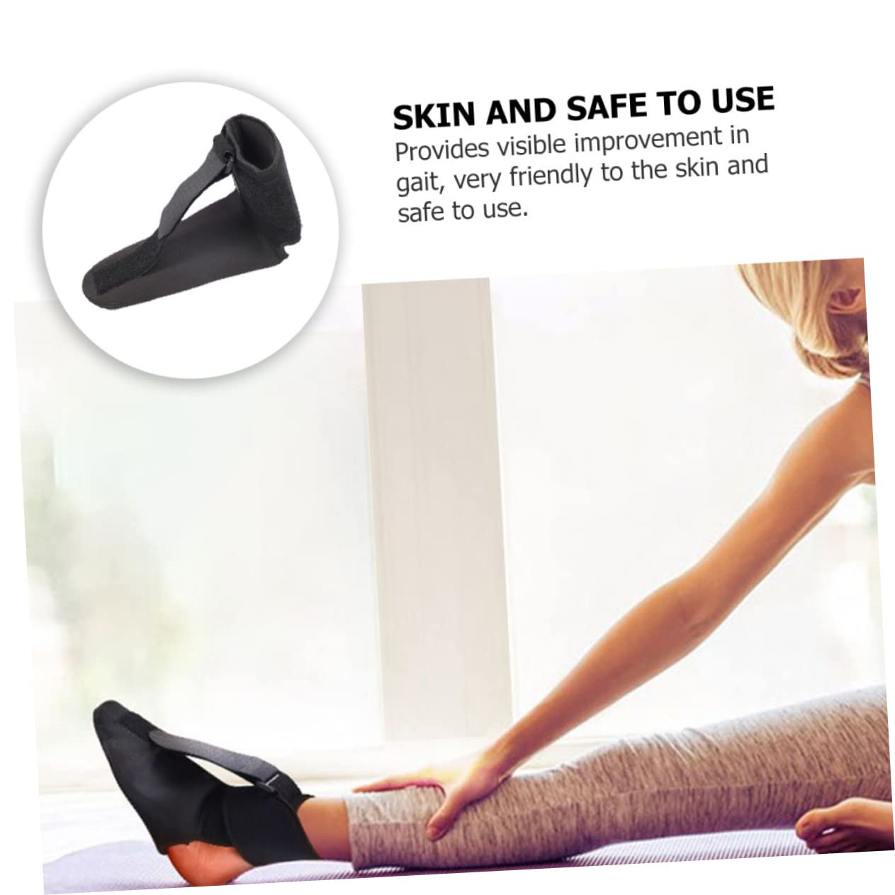 Adjustable Foot Drop Brace for Shower Leg Adult Ankle Support Foot Orthotic Droop Corrector Support