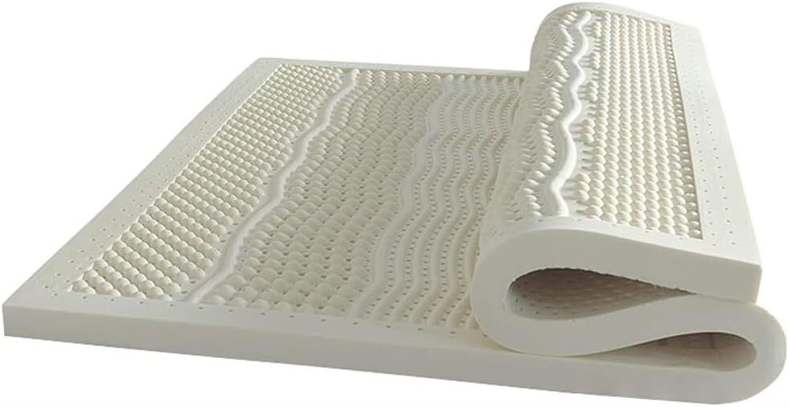 Full Size Natural Latex Mattress Topper Organic Latex Mattress Topper Soft Body Massage Mattress- Medium Firmness Latex Mattress