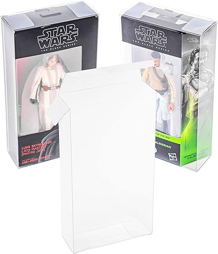 Miniatura 4 de Fundas protectoras compatibles con figuras de acción estándar de 6 pulgadas de Star Wars Black Series (paquete de 10)