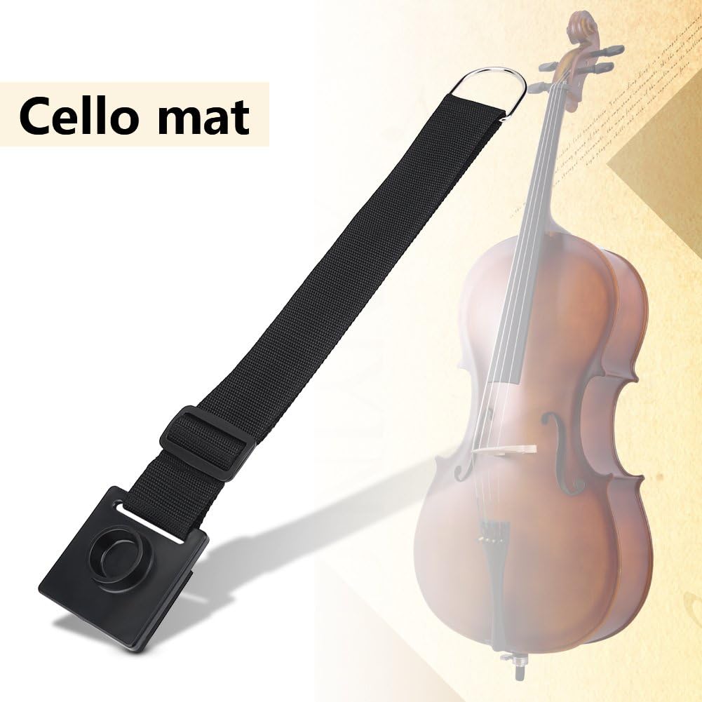 Drfeify Cello Matte, Anti Rutsch Cello Rest Belt Halter and Spare Parts. Cycling