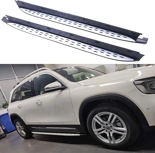 Lequer Estribos para Mercedez Benz GLB 2020 2021 Protector de barra Nerf de paso lateral
