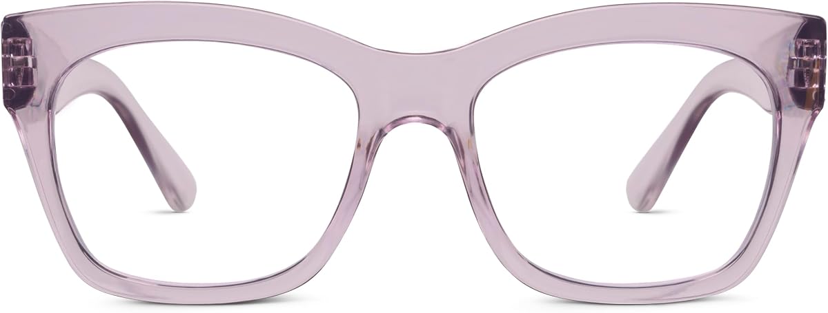 Peepers by PeeperSpecs Gafas de lectura cuadradas con bloqueo de luz azul Shine On para mujer