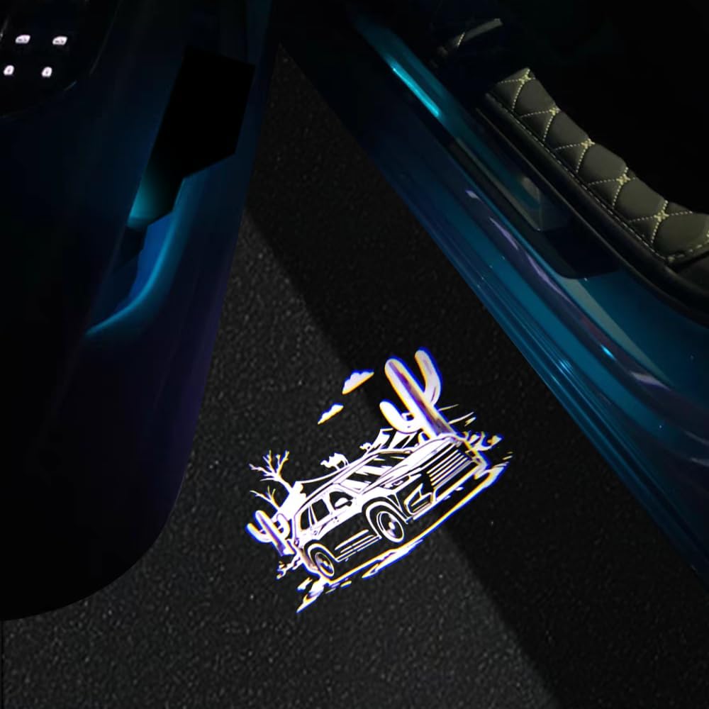 LED Car Door Logo Lights Compatible for TX350/TX500H/TX550H+ 2024-present Courtesy Projector Laser Welcome Lamp Puddle Lights Kit Car Accessories (tx 2024-prsent)
