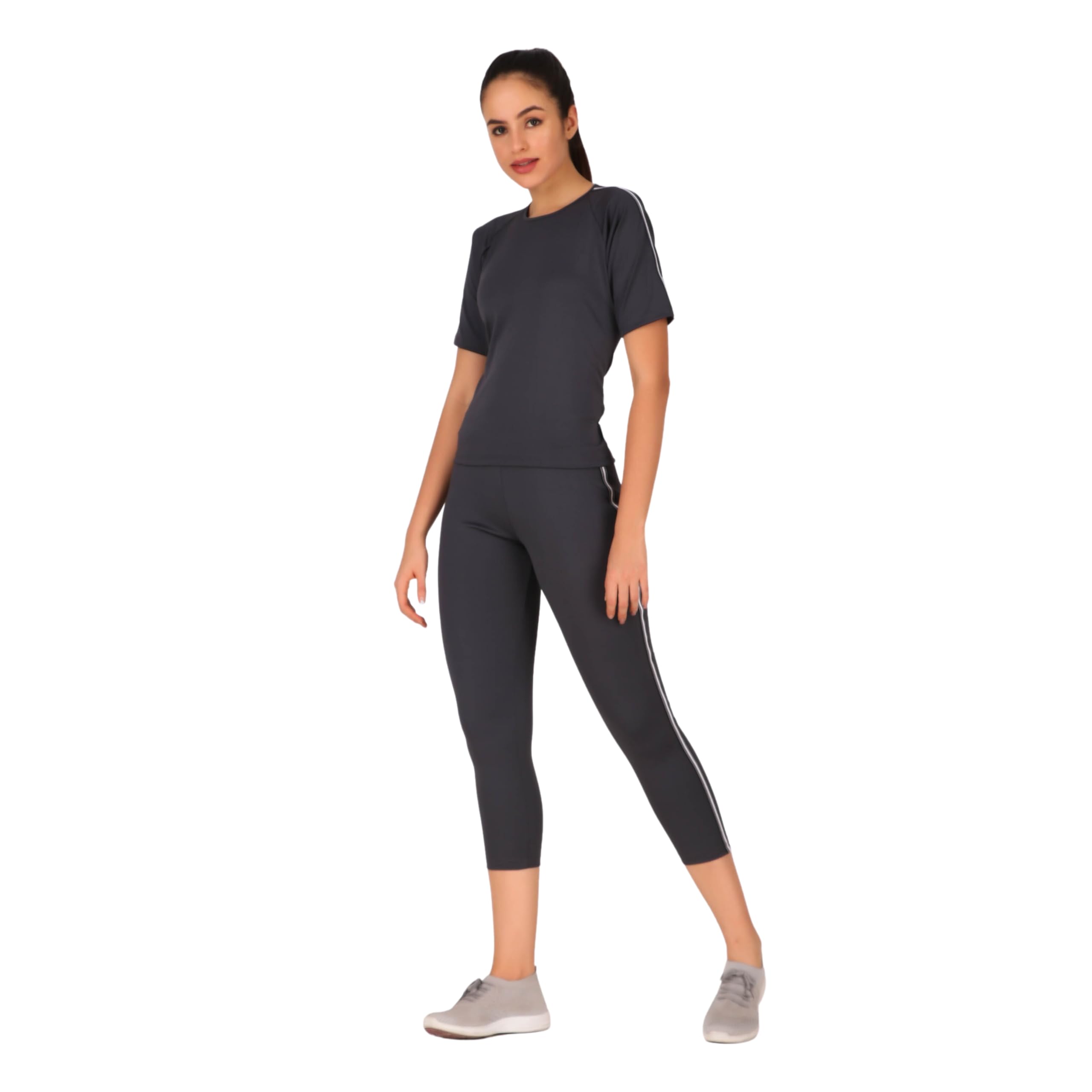 Women's Body Fitted Gym Running Sports Track Suit | Regular Casual Fit | Track Suit for Girls & Women