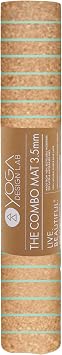 YOGA DESIGN LAB | The Cork Yoga Mat | Eco Luxury | Ideal for Hot Yoga, Power, Bikram, Ashtanga, Sweaty Workouts | Studio Quality | Includes Carrying Strap!