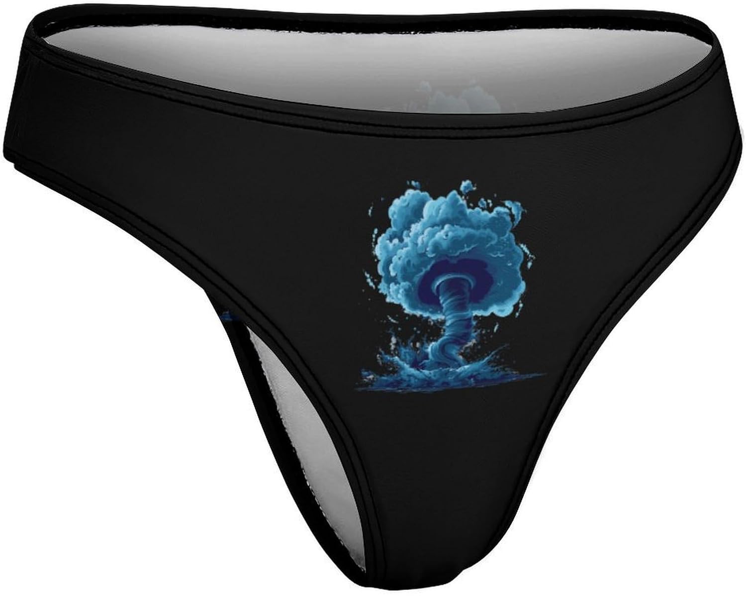 Storm Tornado Hurricane Women Underwear Thongs No Show Panties | Sexy T Back,Breathable Soft Undies
