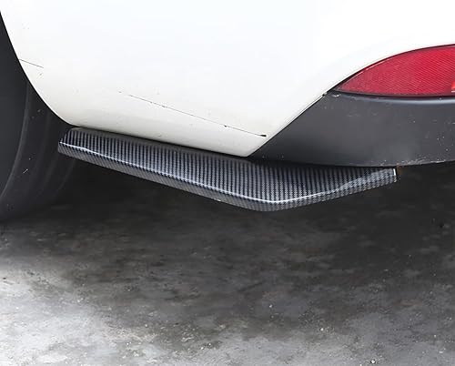 Miniatura 6 de BESULEN 2 piezas de protector de parachoques trasero de automóvil, protector universal antiarañazos para faldón de guardabarros lateral, kit de