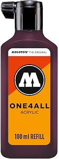 Molotow ONE4ALL Refill Acryl, Farbe 233 purpur violett, Nachfülltinte für Permanentmarker
