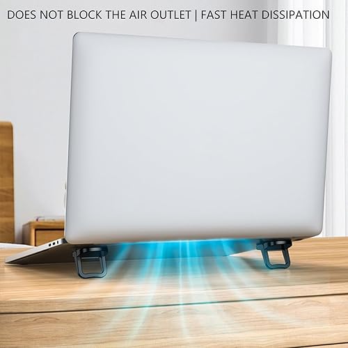 Miniatura 8 de 2Pcs Foldable Laptop Stand Portable Notebook Holder Adjustable Cooling Bracket for Laptop Tablet