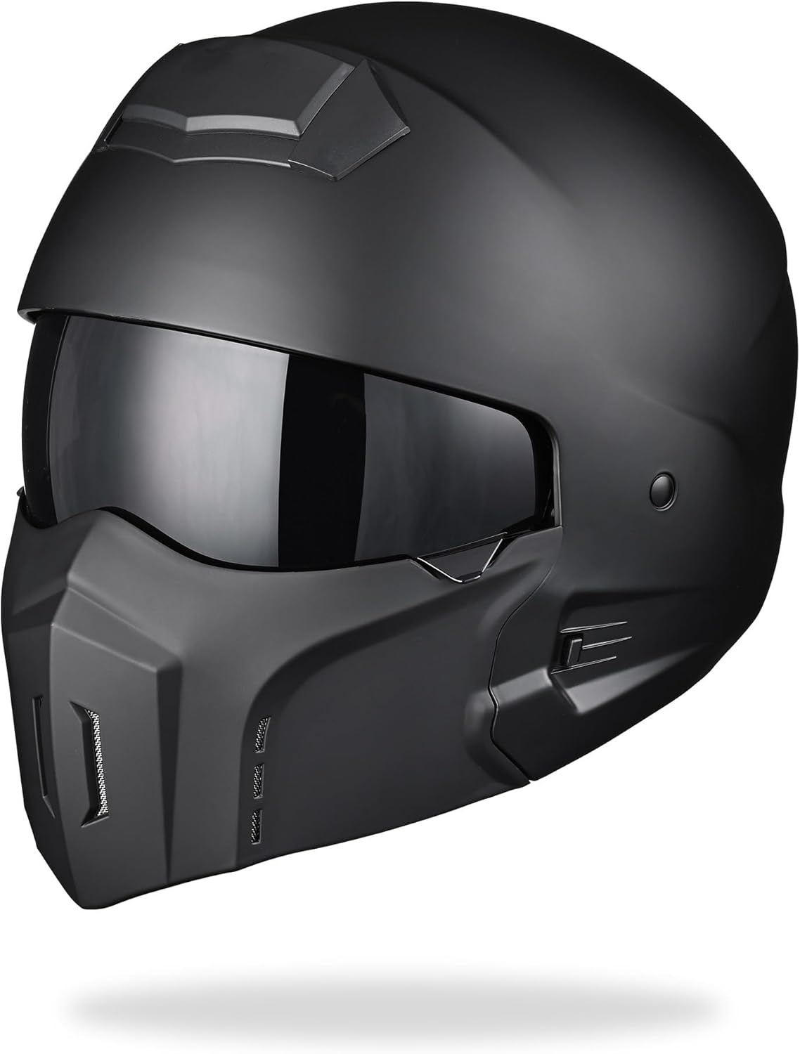 AHR Open Face Motorcycle Helmet 3/4 Half Helmet for Cruiser Scooter Street Bike Moped DOT Model Run-O6 (Matte Black) AHR Open Face Motorcycle Helmet 3/4 Half Helmet for Cruiser Scooter Street Bike Moped DOT Model Run-O6 (Matte Black)