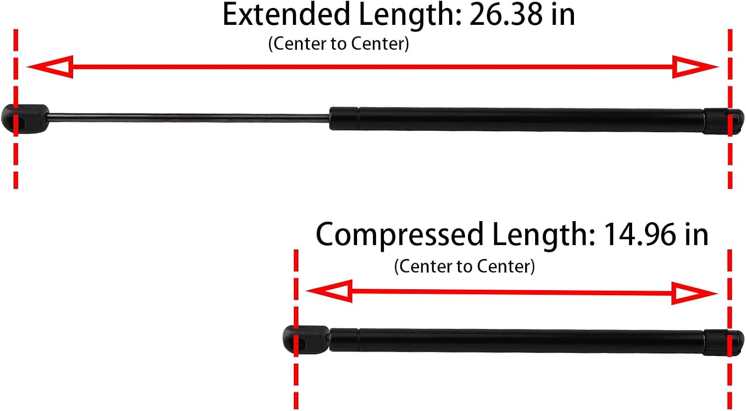 2PCS Lift Supports Front Hood Gas Spring Compatible for Toyota Avalon 2013-2016 Camry 2012-2016