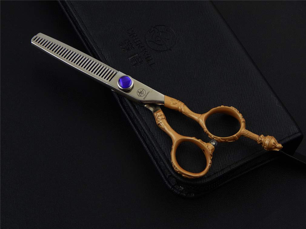Barber Haarschneideschere Set 6 Inch, Haarscheren Und Effilierschere Edelstahl Styling-Werkzeug (Licht Und Sharp), Für Friseurbedarf, Home Use, Salon
