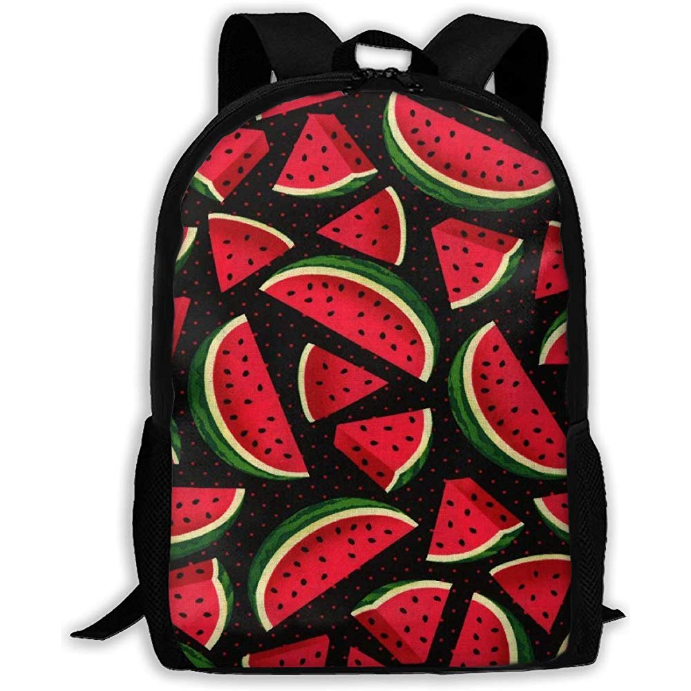 College School Bookbag,Laptop Rucksack,Lightweight Shoulders Bag,Multipurpose Outdoor Daypack,Casual Waterproof Backpack, Fimaliy Fruite Watermelon