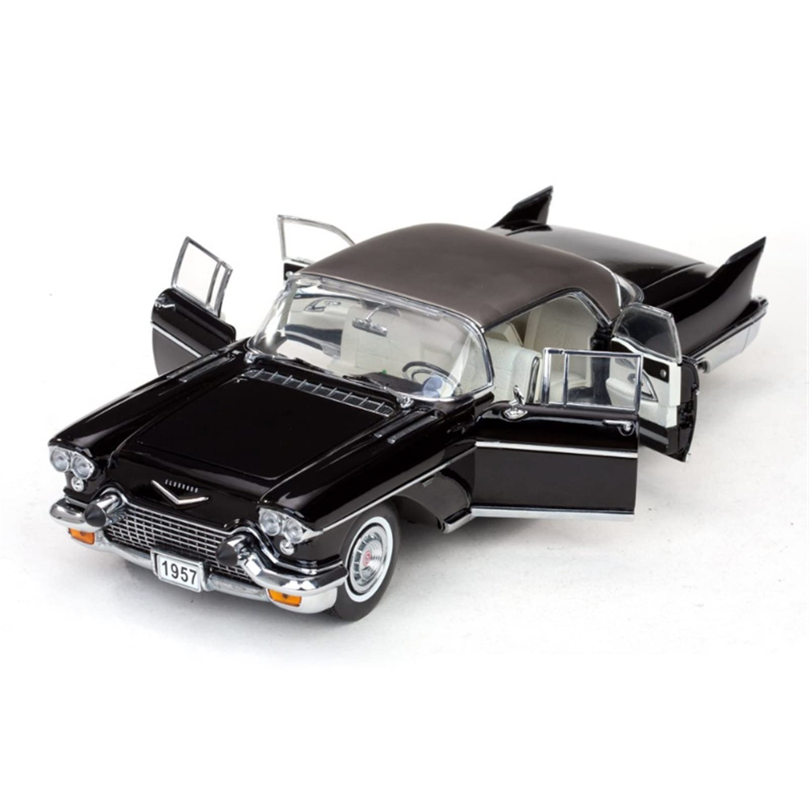 Amazon.co.jp: ダイカストカー 1:18 キャデラック 1957 レトロ