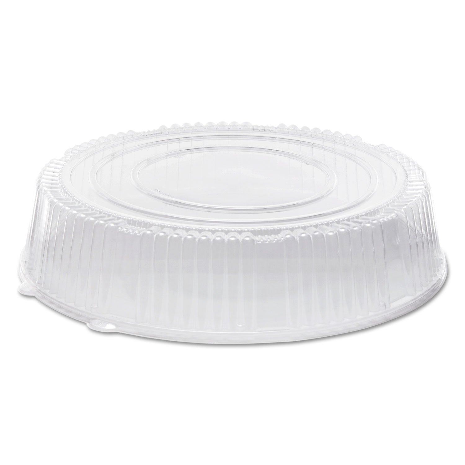CaterLine Plastic Round Catering Tray Dome Lid by WNA – 18", Plastic, Clear, Pack of 25, Model A18PETDMHI