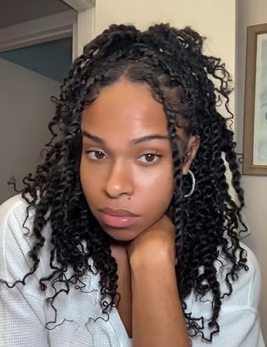 Miniatura 10 de Style Icon - 3 paquetes estilo Afro, cabello humano rizado, natural negro, trenzado. Extensiones de pelo rizado de cabello humano, para rastas