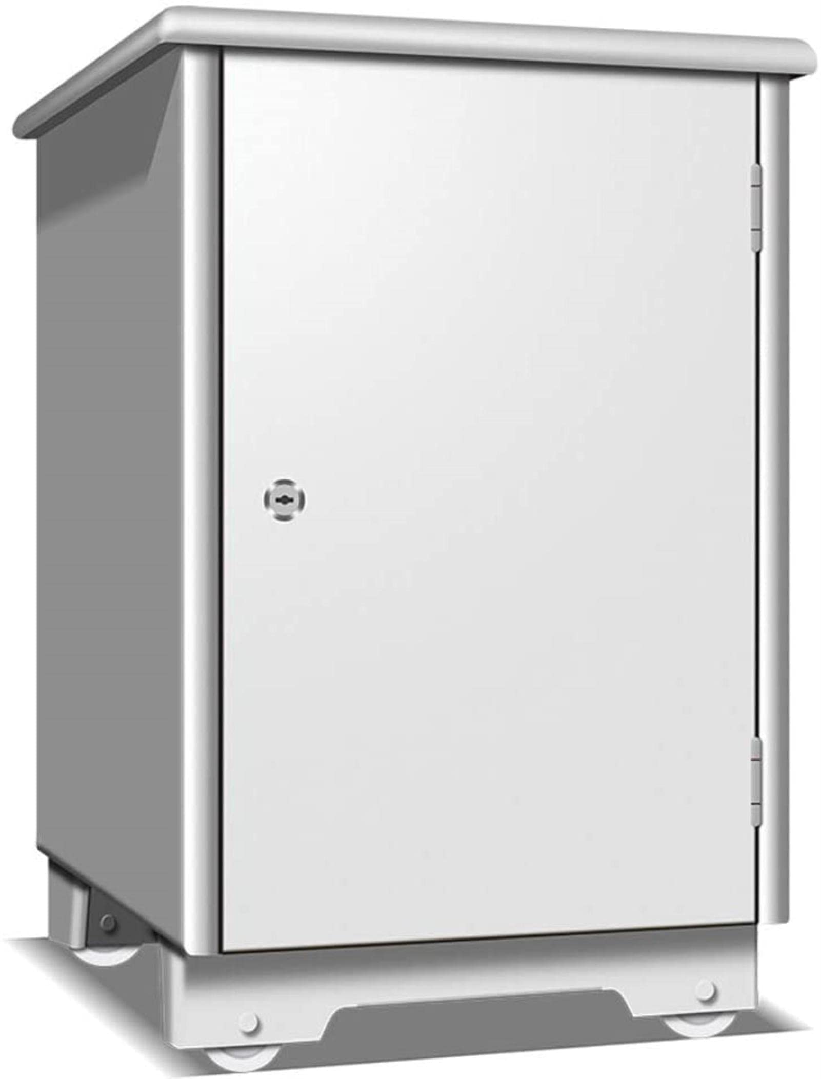 Scatola di Sicurezza Digitale Elettronica Cassetta di Sicurezza biometrica per Impronte digitali Home Acciaio S, Display a LED, per Ufficio Hotel (Bianco A)
