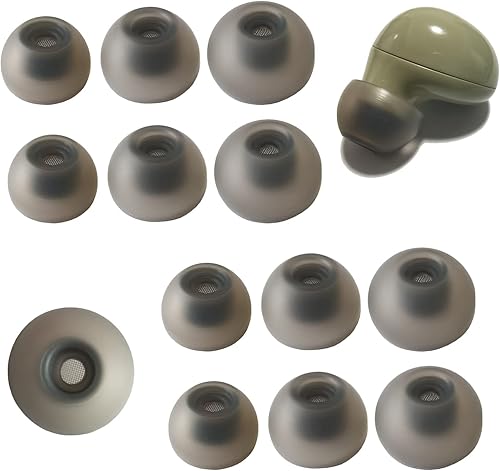 Miniatura 1 de Almohadillas de silicona para Galaxy Buds 2 de repuesto para auriculares con filtro de pantalla para Samsung Galaxy Buds2Galaxy Buds+ PlusGalaxy