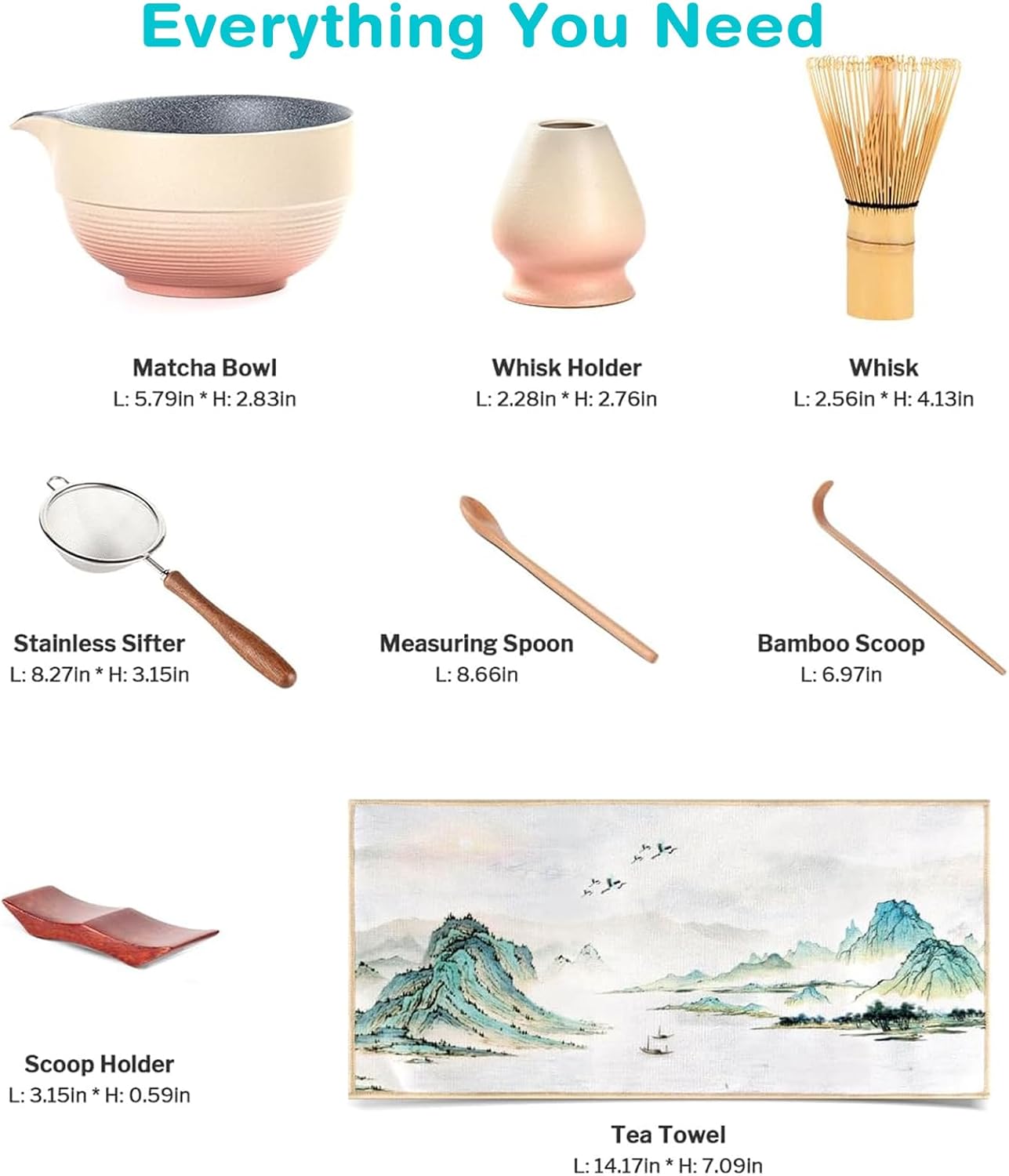 Premium Japanese Matcha Set, Complete 9-Pcs Ritual Kit – Presented in Luxury Magnetic Gift Box, Perfect for Gifting or Self-Care - Image 3