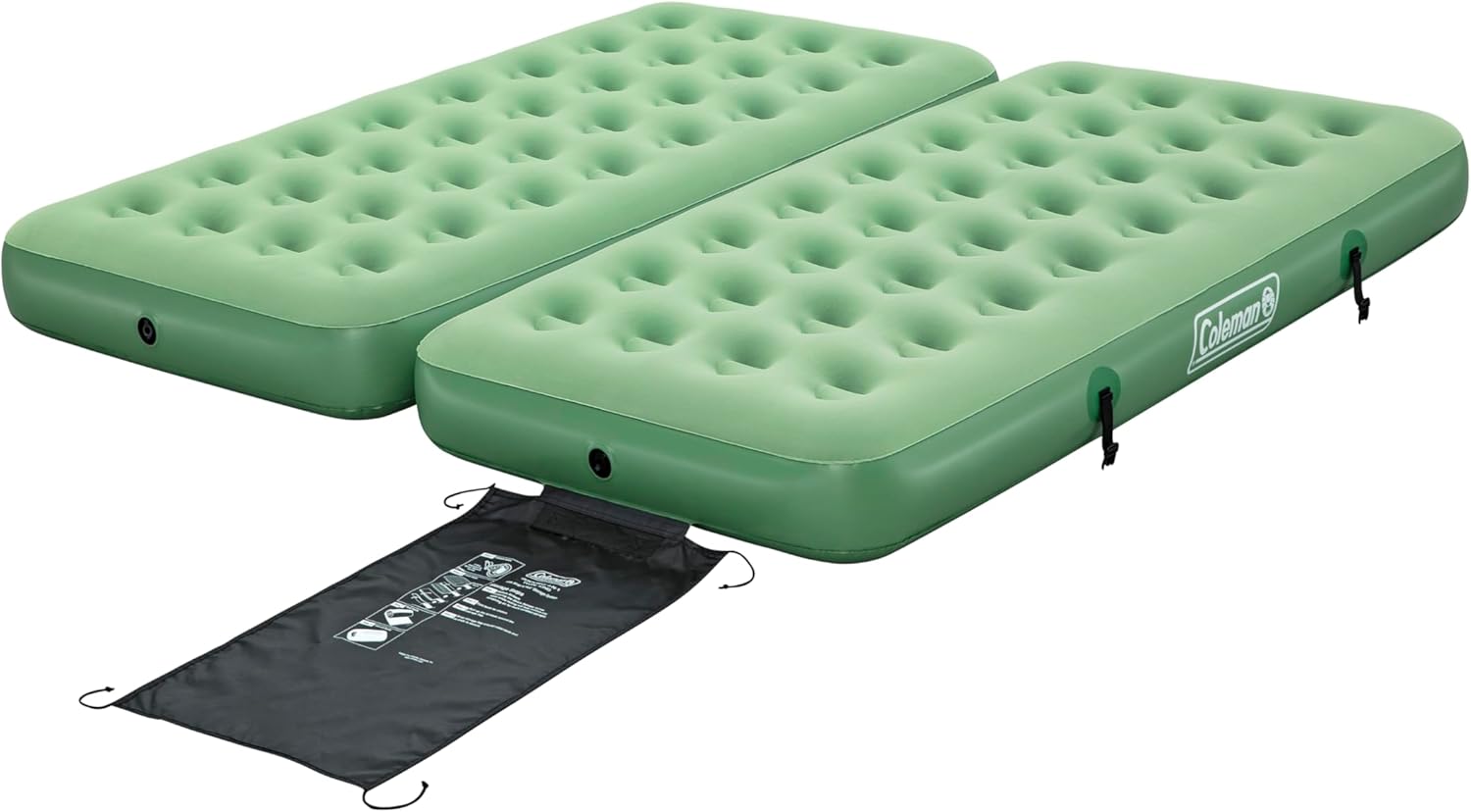 Coleman 10" Quickbed 4-N-1 Air Mattress | Converts Between Twin and King Size | for Indoor and Outdoor Use