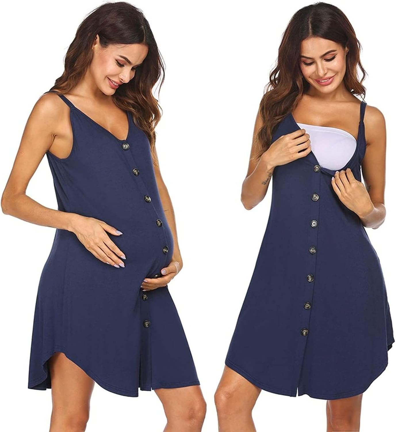 Clothes Breast Feeding Nursing Women Pregnant Breastfeeding Pregnancy Maternity Dress