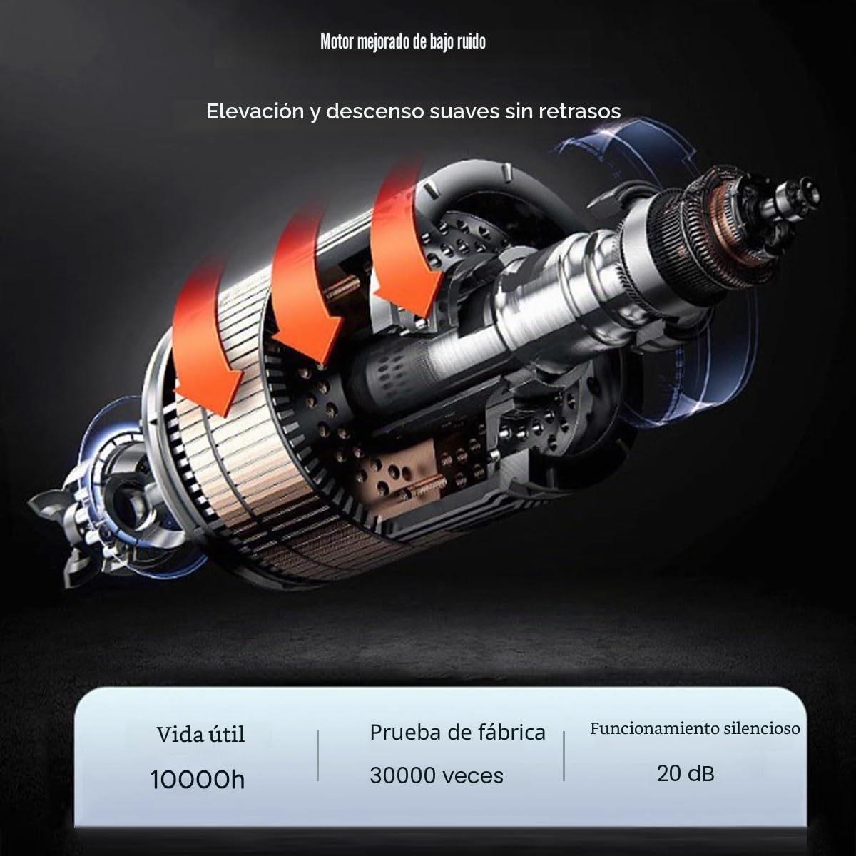 Pantalla de proyección motorizada de 72" con Control Remoto, Pantallas eléctricas 4:3 16:9 4K, Ideal para Cine en casa, Oficina y TV (72 Pulgadas (16:9))